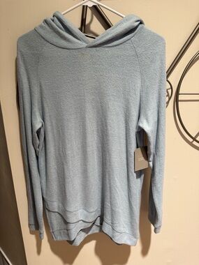 R&R Stitch Fix Light Blue Hooded Pullover Sweater Size XL NWT Cozy
